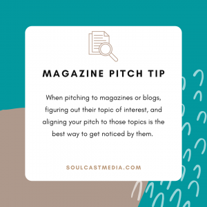 pitching your story to magazines and blogs
