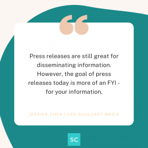 The value of a press release