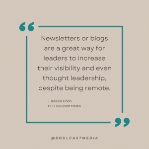 increase your visibility with newsletters and blogs