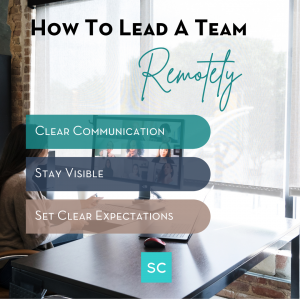 how to lead a team remotely