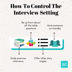 how to control the interview setting