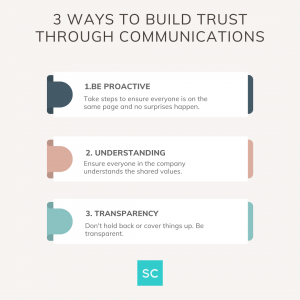 how to build trust through excellent communications