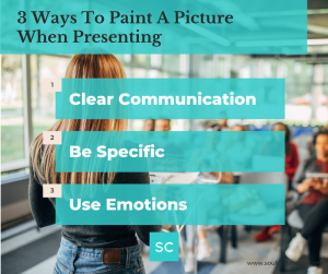 how to paint a picture when presenting