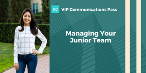 Managing Your Junior Team
