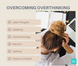 stop overthinking for career success
