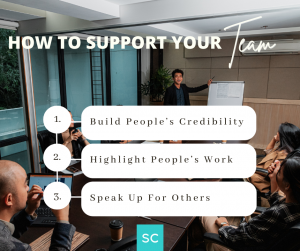how to support your team