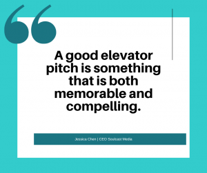 elevator pitch