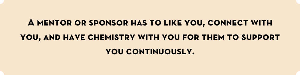how to find mentors and sponsors at work