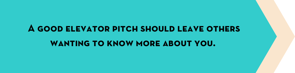 elevator pitch
