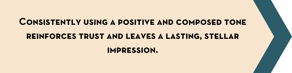 make and maintain a stellar impression